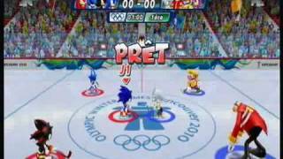 Mario et Sonic aux jeux olympiques dhiver  Curling et Hockey [upl. by Mulford814]