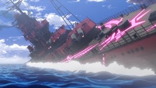 WARSHIPS ATTACK SCENE 2 劇場版 蒼き鋼のアルペジオDCArpeggio of Blue Steel DC Movie 1 [upl. by Ayala819]