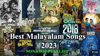 Latest Malayalam Songs 2023 till Junetop15Best NonStop Audio Playlist [upl. by Roskes]