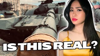 CAPTURED NATO TANKS IN MOSCOW RUSSIA  First Impressions 😲 [upl. by Kimberlee]