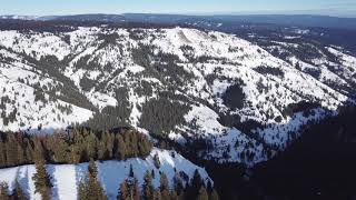 Flyover Spout Springs  Tollgate Oregon 132018 [upl. by Yrrag]