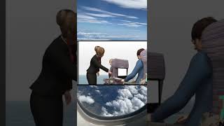 كبرتوا الموضوع يا شباب 🤔😅 سفر سياحة travel traveladvice flight flights fly flightattendant [upl. by Spears112]