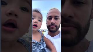 Neymarjr with his cute daughter [upl. by Tiersten]