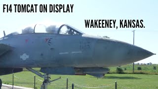 F14 Tomcat on display  WaKeeney Kansas  62323 [upl. by Lidia86]