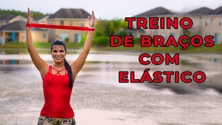 Treino de Braços com Elástico em Casa [upl. by Carey]