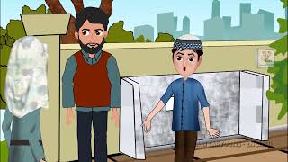 Wudu doing learning with Abdul Bari and Ansharah English Dubbed Wadu tutorial for kids English dubb [upl. by Luthanen576]