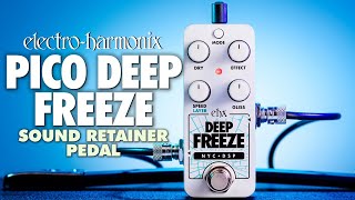 ElectroHarmonix PICO DEEP FREEZE Sound Retainer  Sustainer EHX Demo by JON SKIBIC [upl. by Hakilam]