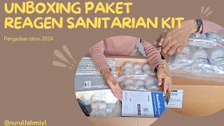 UNBOXING PAKET REAGEN SANITARIAN KIT🎁📦 [upl. by Mena]