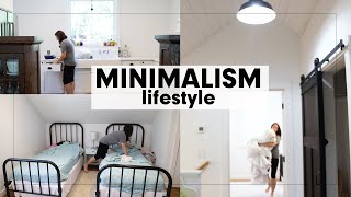 MINIMALISM LIFESTYLE  Minimalist Mom of 5  Day in the Life [upl. by Hahsia]