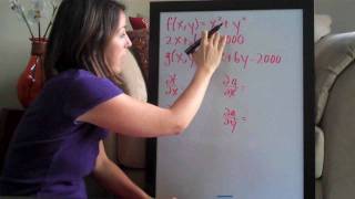 Lagrange Multipliers PART 12 KristaKingMath [upl. by Orferd]