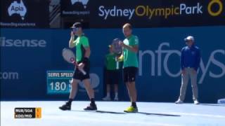 KoolhofMiddelkoop vs MurraySoares doubles final Sydney 2017 [upl. by Marilla]