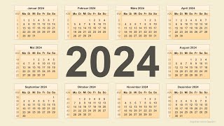 Kalender 2024 [upl. by Livvyy468]