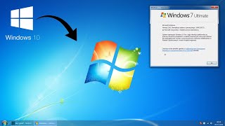 Wygląd Windows 10 jak Windows 7  ODWZOROWANIE 1 DO 1 [upl. by Mcroberts]