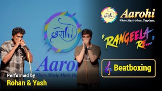 Beatboxing  Cover Song by Rohan amp Yash  Aarohi Bangalore [upl. by Fulmis74]