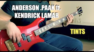 Anderson Paak  Tints Bass playalong [upl. by Dorman]