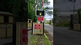 Trago Mills Level Crossing Devon [upl. by Ihteerp]