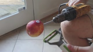 How to Peel an Apples the Fastest Way [upl. by Enylodnewg83]