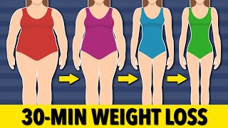 30Minute Full Body Weight Loss Exercise [upl. by Leyes]