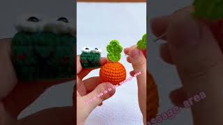 crochet a lovely carrot within 20minutes tutorial is avaiable [upl. by Gorrian981]