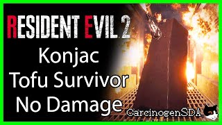 Resident Evil 2 REmake PC No Damage  Konjac Tofu Survivor [upl. by Avirt232]