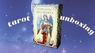 soprafino dellarocca relaxing tarot unboxing [upl. by Hebner]