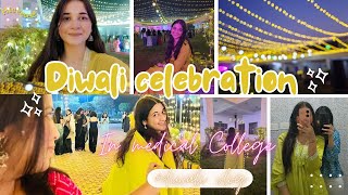 Diwali celebration in medical CollegeBPS GMC HARYANAMedical College Wali Diwalimbbsmedlifevlog [upl. by Hook]