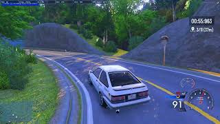 Toyota Corolla Sprinter Trueno AE86 in Myogi Uphill  Fujiwara Tofu Shop FiveM [upl. by Pinto]