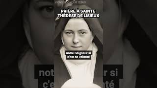 Prière à Sainte Thérèse de Lisieux pour Réaliser un Voeu 🌹 Prière Puissante shorts [upl. by Aryan400]