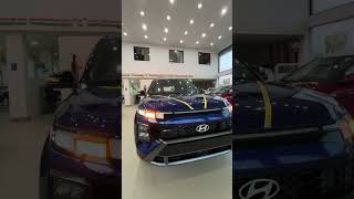 Hyundai Creta Nline 2024 Thunder Blue with abyss black roof automobile luxury autochrome [upl. by Dagny]