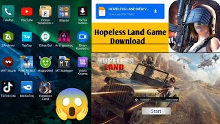 How to Download and Start Hopeless Land Game New Version All Problem Solve  New Trick  HM RUSHER [upl. by Gisela]