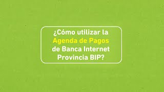 Banco Provincia  Buenos Aires  Tutorial  Agenda de Pagos [upl. by Yahsram]