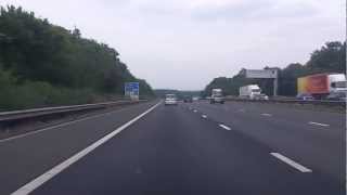 M6 Southbound  Corley Services [upl. by Almira]