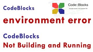 Solution  CodeBlocks environment error Not Building and Running [upl. by Tristas]