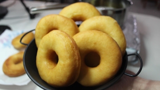 Receta de Donuts glaseados  Donas  Berlinas Caseras [upl. by Kermit]