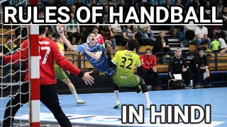 Handball Rules in Hindi Rules of Handball Officials and Scoring [upl. by Lewie377]