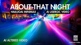 AI Lisergic Video  About That Night  minimax [upl. by Sanborn]