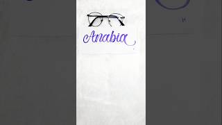 Anabia🧡 shorts calligraphy lettering art name calligraphystyles calligraphyhandwriting [upl. by Etteragram]