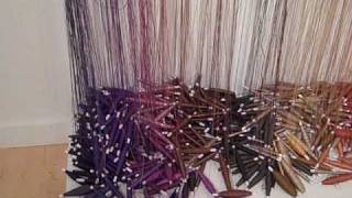 Interactive textile exhibit at the Knoxville Museum of Art [upl. by Ziwot]