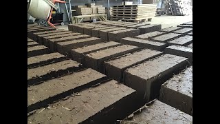 Hydraulically pressed cob blocks [upl. by Inavoig988]