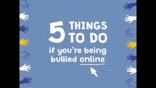 5 things to do if youre being bullied online [upl. by Ainaj483]