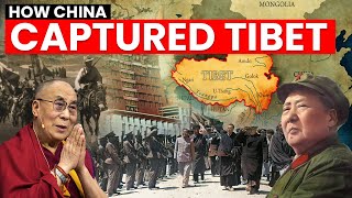 How China Captured Tibet  A Brief History of Tibet [upl. by Ayikahs]