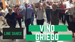 Vino Griego  Zorba ★ Baile en Linea ★ Line Dance ★ Ballo di Gruppo ★ Choreo [upl. by Murtha]