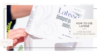 Bigger Fuller Lashes  How To Use LATISSE [upl. by Olympium]