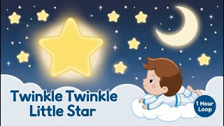 Twinkle Twinkle Little Star 1 Hour Loop  Kids Songs amp Nursery Rhymes  Fatto The Kid [upl. by Ricard]