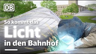 Ingenieurskunst aus Glas und Stahl – Die Lichtaugen von Stuttgart 21 werden gebaut [upl. by Eittik]