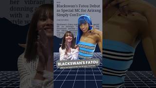 Blackswans Fatou MC Debut on Arirang Simply ConTour [upl. by Areehs]