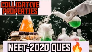 determination of molor mass and colligative properties NEET 2020question [upl. by Clarance]