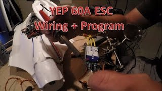 YEP 60A ESC Wiring and Programming [upl. by Dov]