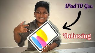 Unboxing of IPad 10 generation [upl. by Airenahs]