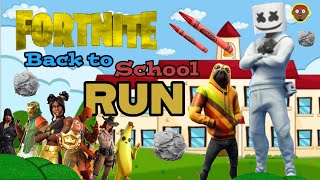 FortNite Back to School RUN  FortNite Run and Freeze  FortNite Brain Break  PhonicsMan Fitness [upl. by Hamrah372]